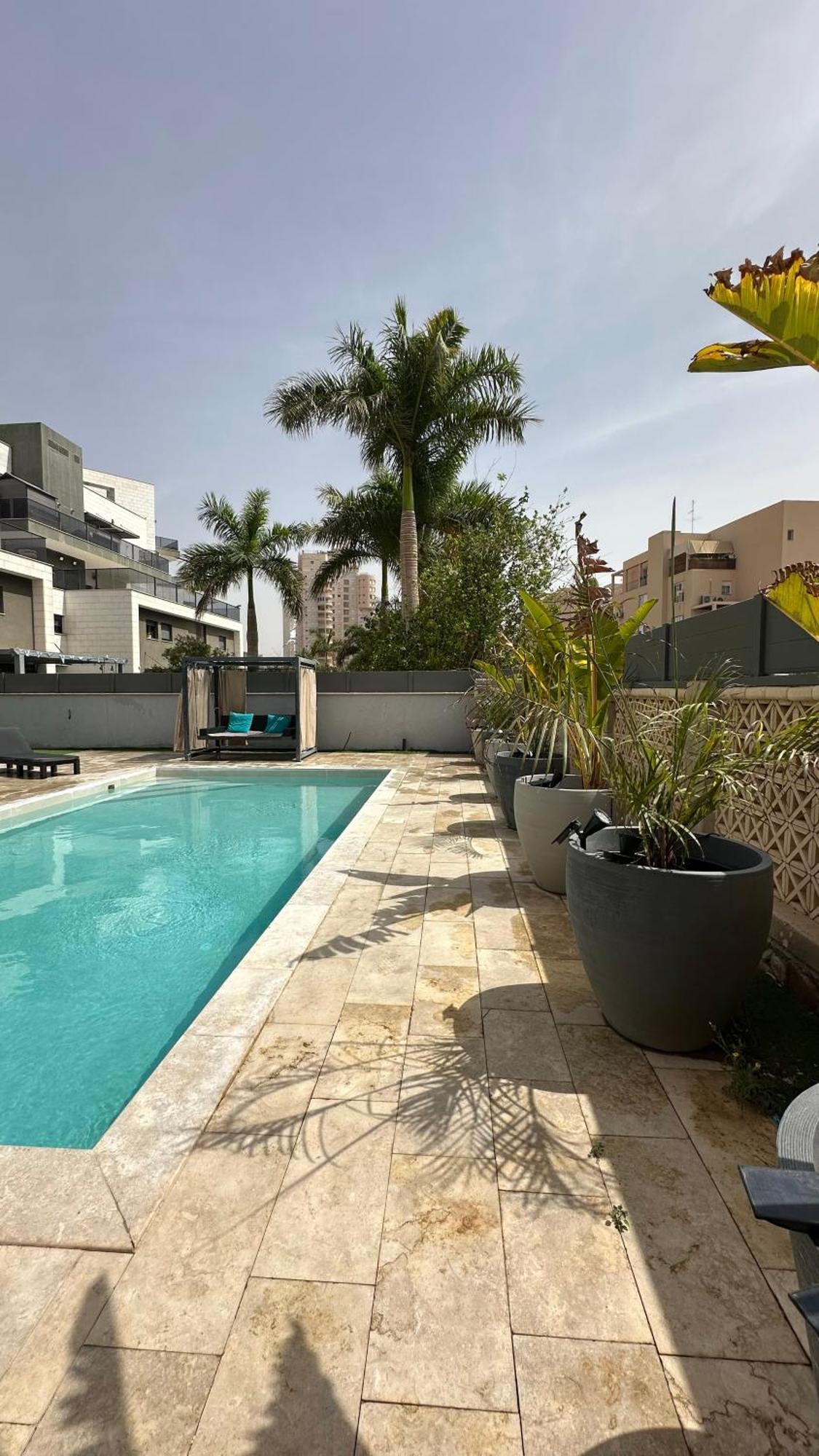 Appartamento Luxury Garden Floor Eilat Esterno foto